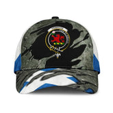 Clan Primrose Tartan Crest Classic Cap LG51 Primrose Tartan Tartan Cap